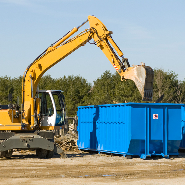 what kind of customer support is available for residential dumpster rentals in Mecca Indiana